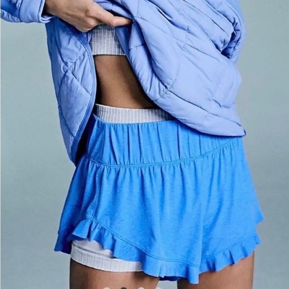 Blue Free People Movement Shorts